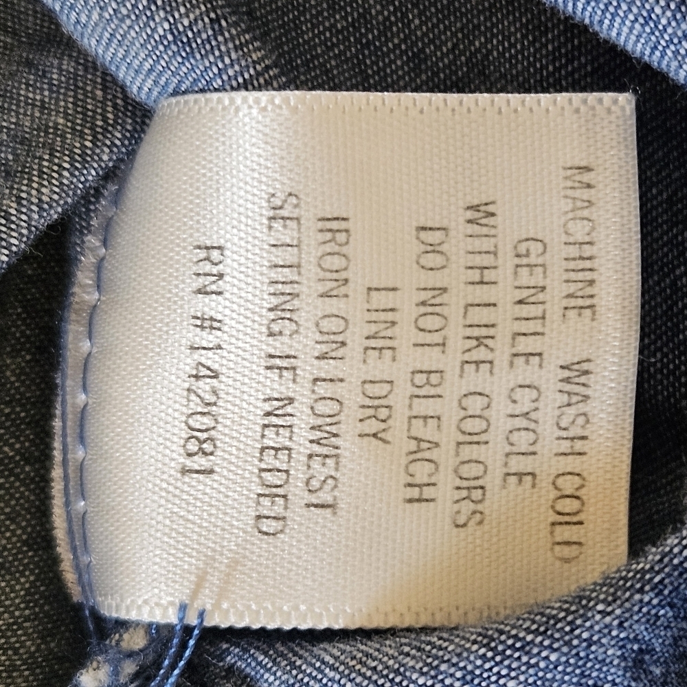 Francesca's Mi Ami Belted Denim Lightweight Button Front Mini Skirt XS EUC - Picture 11 of 11
